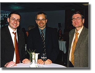 Christoph Hahn, hessen-media and Dr. Reinhard Grohnert of the Hessian Ministry of Higher Education, Research and the Arts 