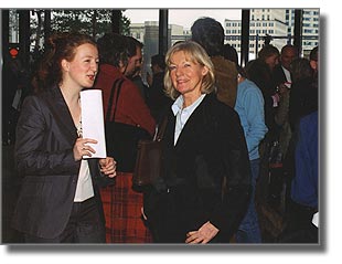 Christine Kopf, goEast Film Festival Director, and Marlies Mosiek-Müller of the Non-Profit-Hertie-Foundation